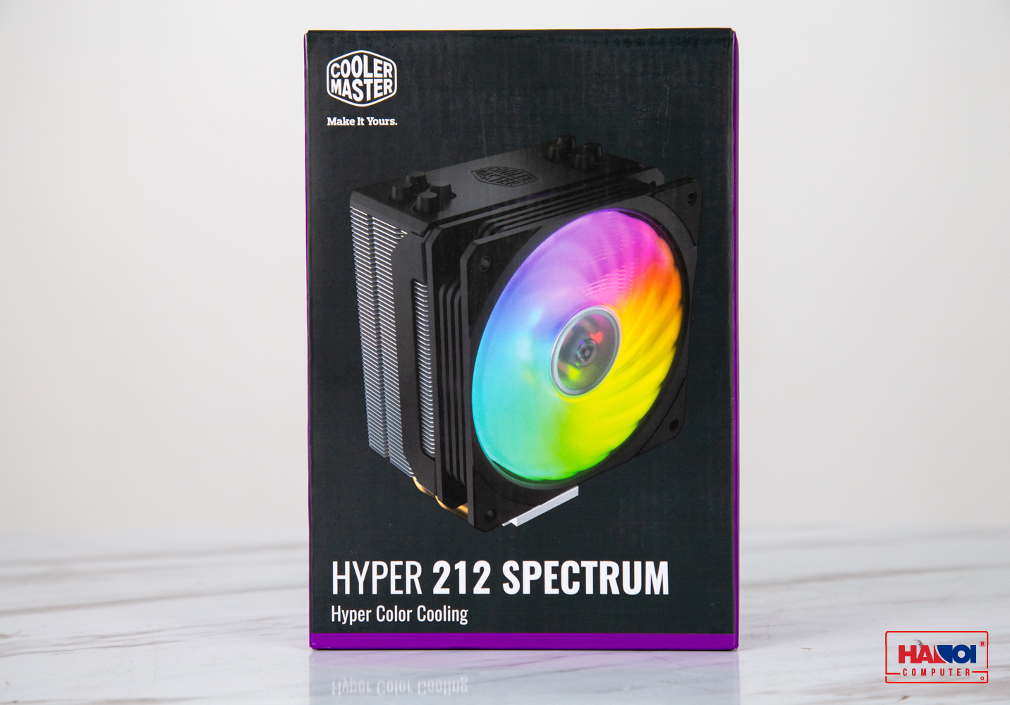 Tản Nhiệt Khí CoolerMaster Hyper 212 Spectrum full box